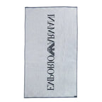 Плажна кърпа двулицева EA7 Emporio Armani, Тъмно син