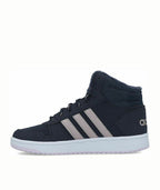 Детски обувки Adidas Hoops Mid 2.0 K (Тъмносини с розово-бронзови ленти)