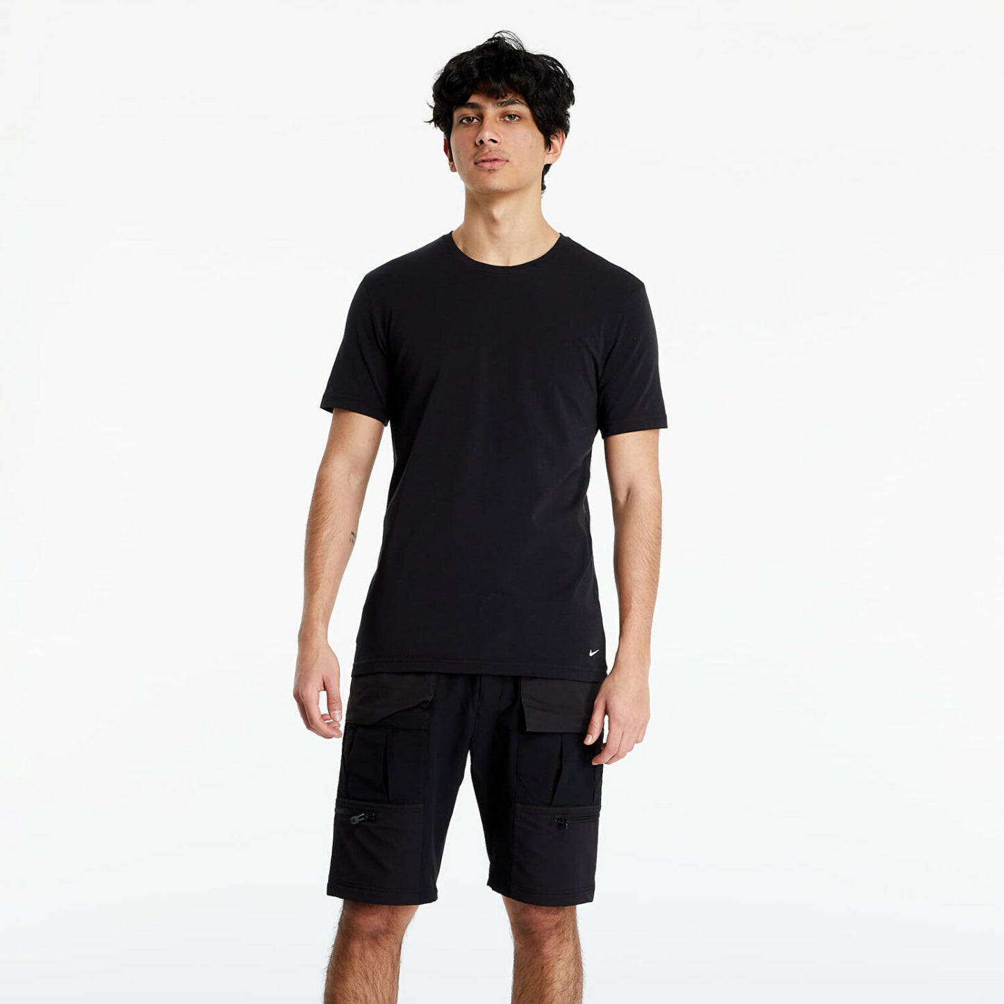Комплект мъжки тениски Nike Crew Neck Black Undershirt
