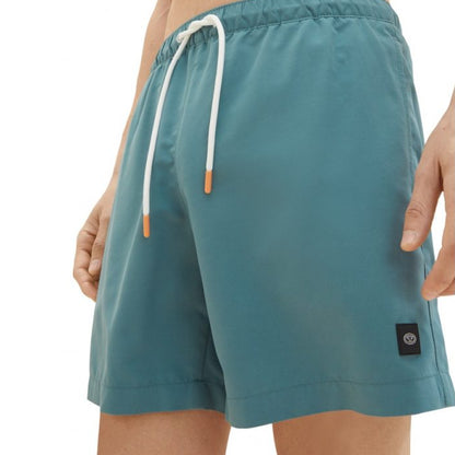 Мъжки плувни шорти Tom Tailor Swim, Blue/Green