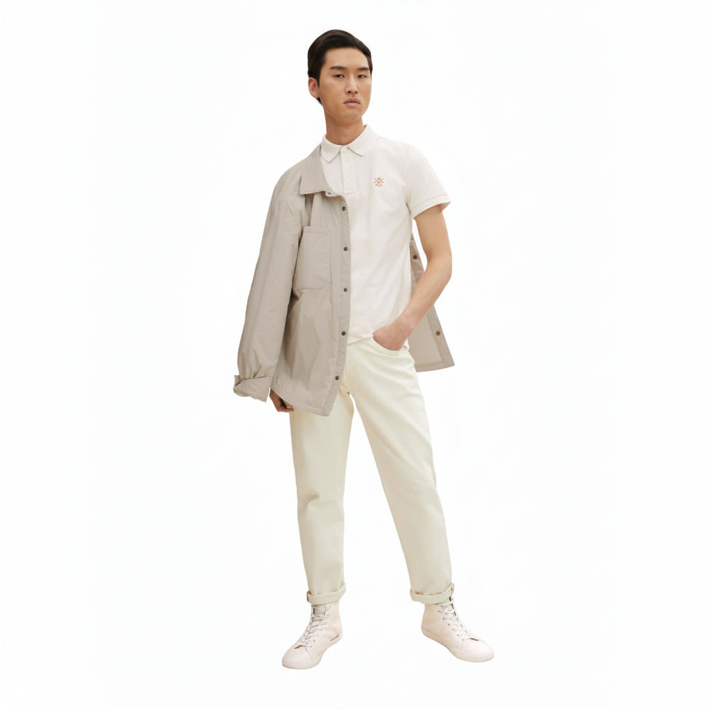 Мъжка тениска TOM TAILOR Regular Fit, Beige