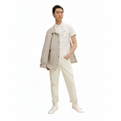 Мъжка тениска TOM TAILOR Regular Fit, Beige
