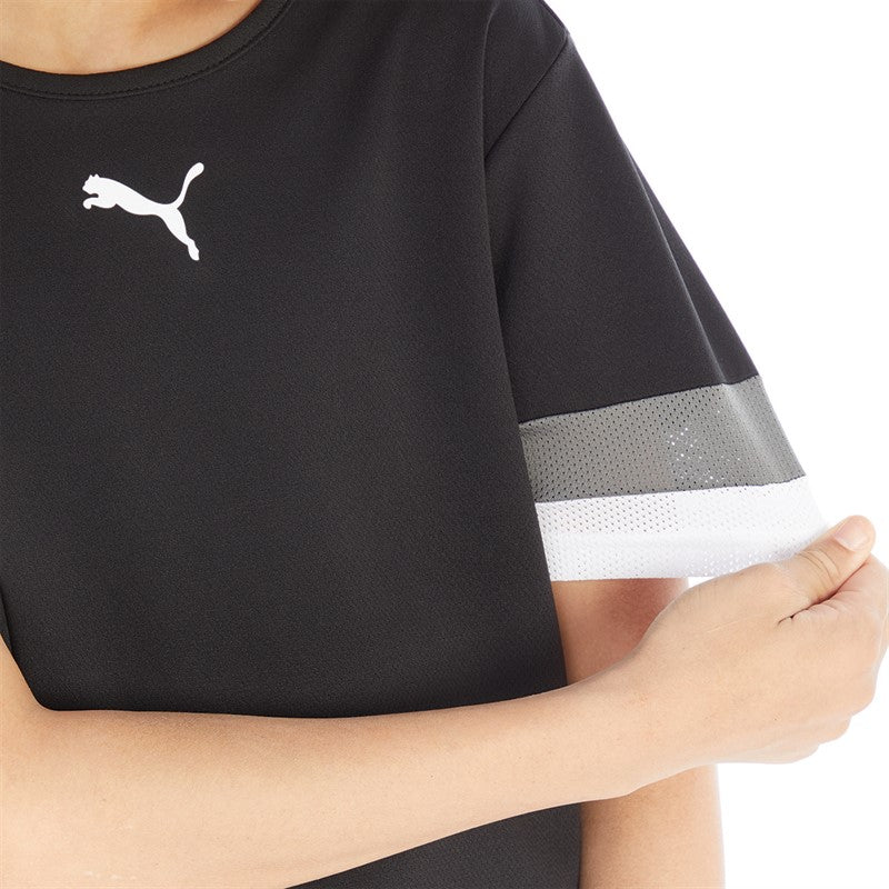 Детска тениска PUMA teamRISE, Black