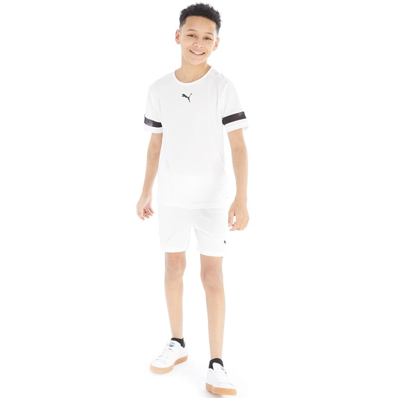 Детска тениска PUMA teamRISE, White