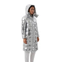 Дамско зимно яке Plein Sport Long Silver