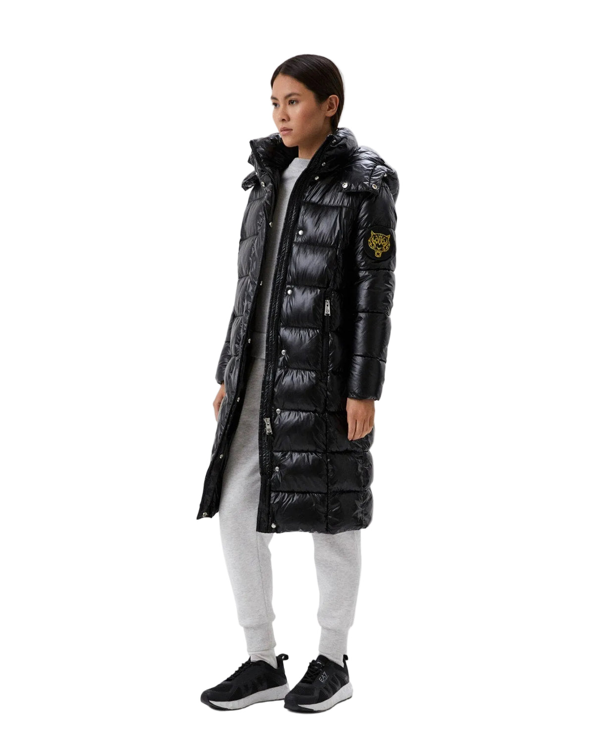 Дамско зимно яке Plein Sport Long All Black