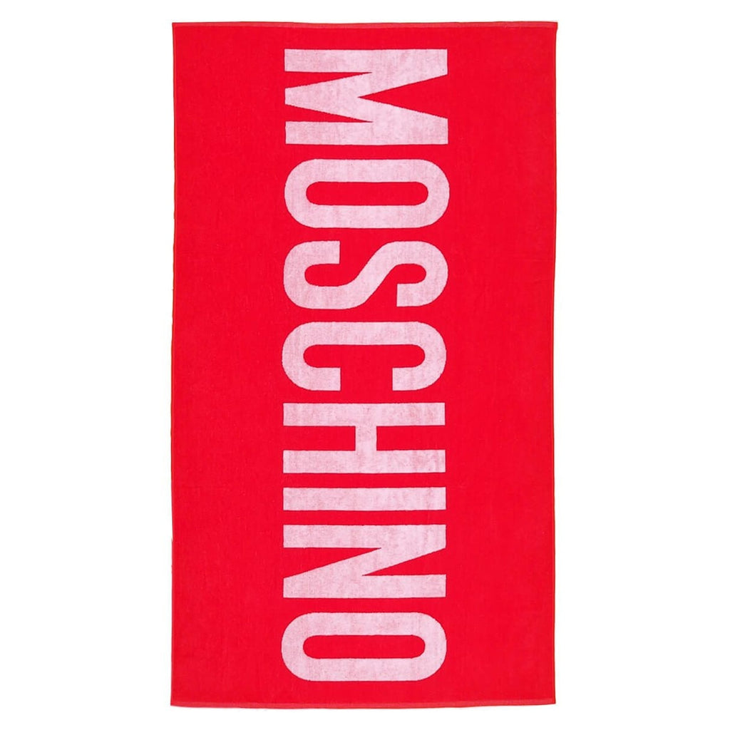 Плажна Кърпа Moschino двулицева, Червен