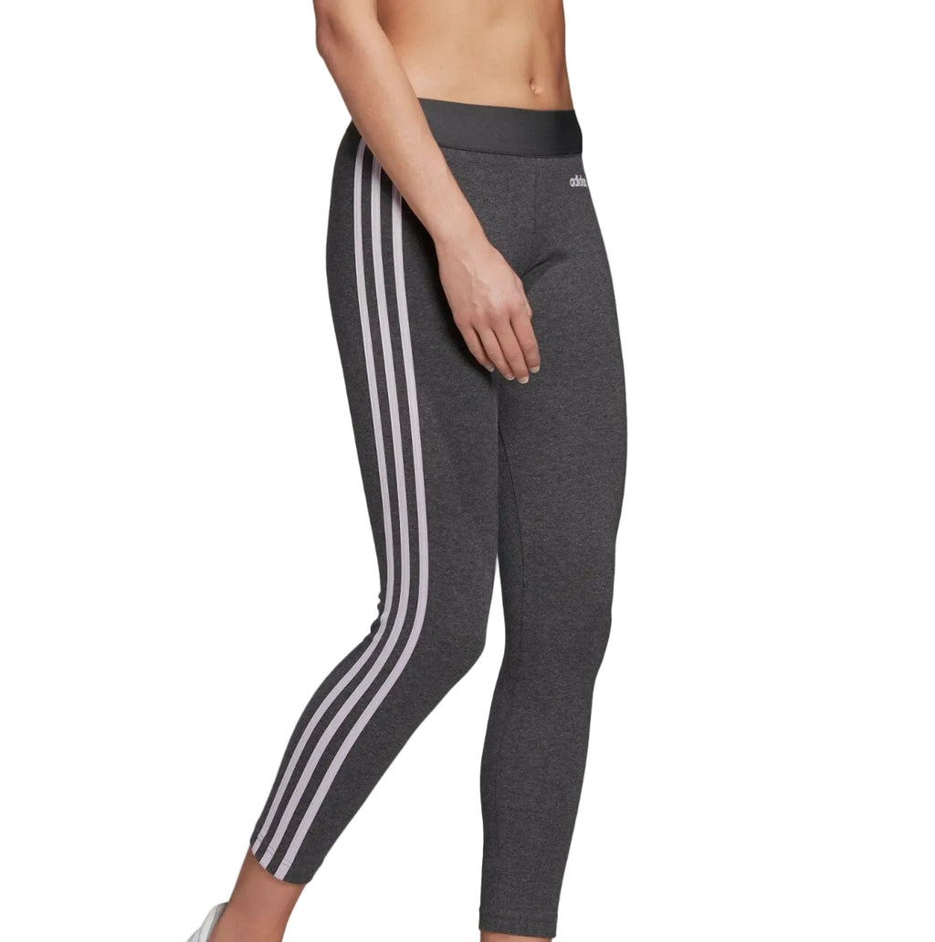 Colanți sport de damă Adidas Womens Essentials 3 Stripes Grey