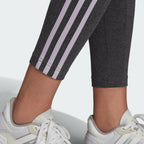 Colanți sport de damă Adidas Womens Essentials 3 Stripes Grey