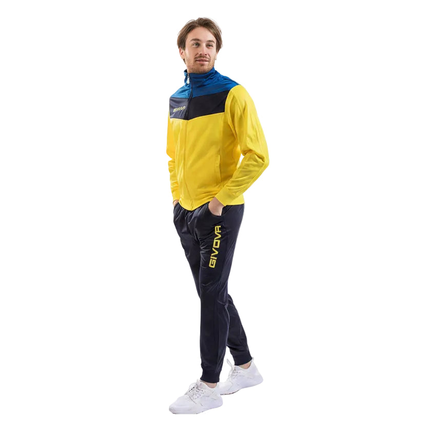 Мъжки екип GIVOVA CAMPO, Yellow/Navy blue/Blue