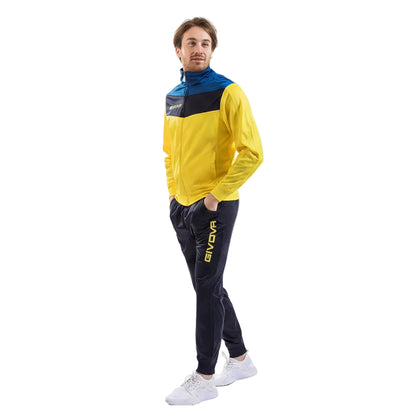 Мъжки екип GIVOVA CAMPO, Yellow/Navy blue/Blue