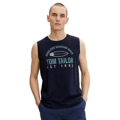 Мъжки потник TOM TAILOR, Navy blue