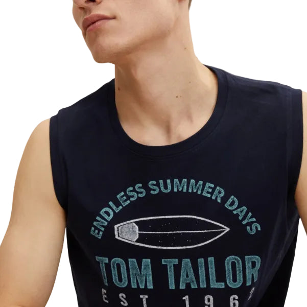 Мъжки потник TOM TAILOR, Navy blue