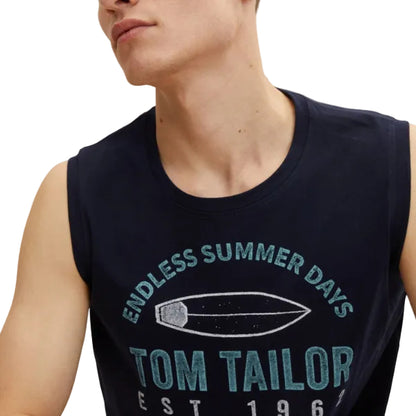 Мъжки потник TOM TAILOR, Navy blue