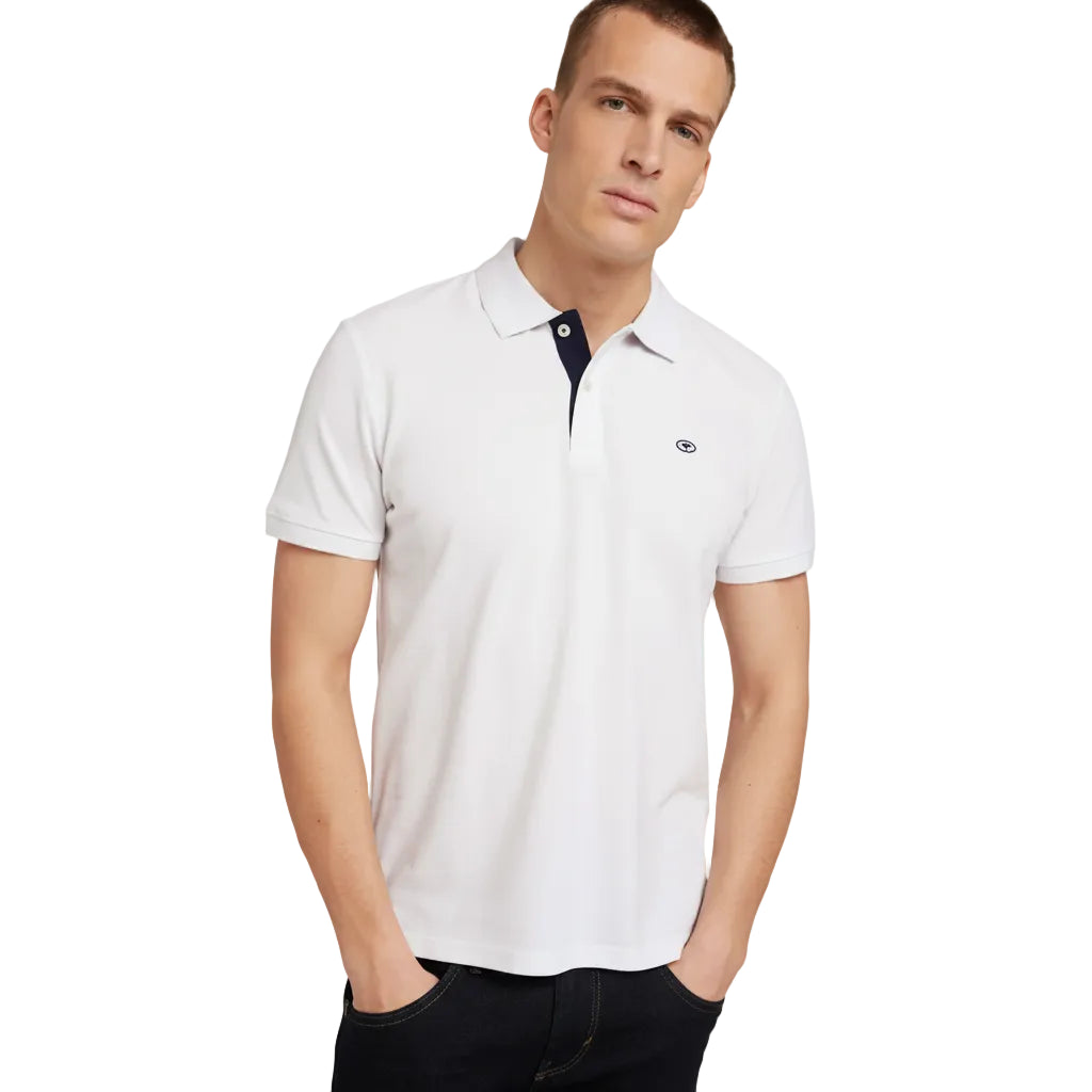 Мъжка тениска TOM TAILOR Regular Fit, White