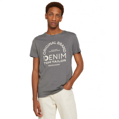 Мъжка тениска TOM TAILOR, Dark gray