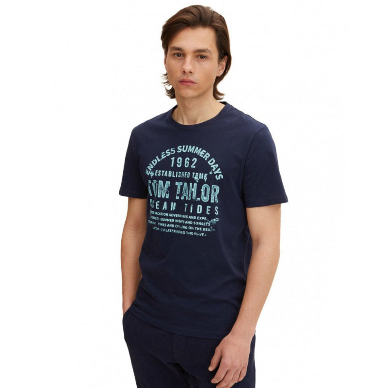 Мъжка тениска TOM TAILOR, Navy blue