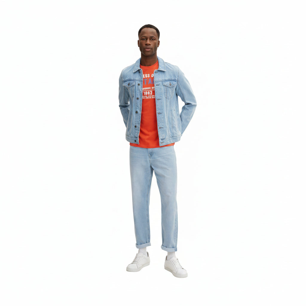Мъжка тениска TOM TAILOR, Orange