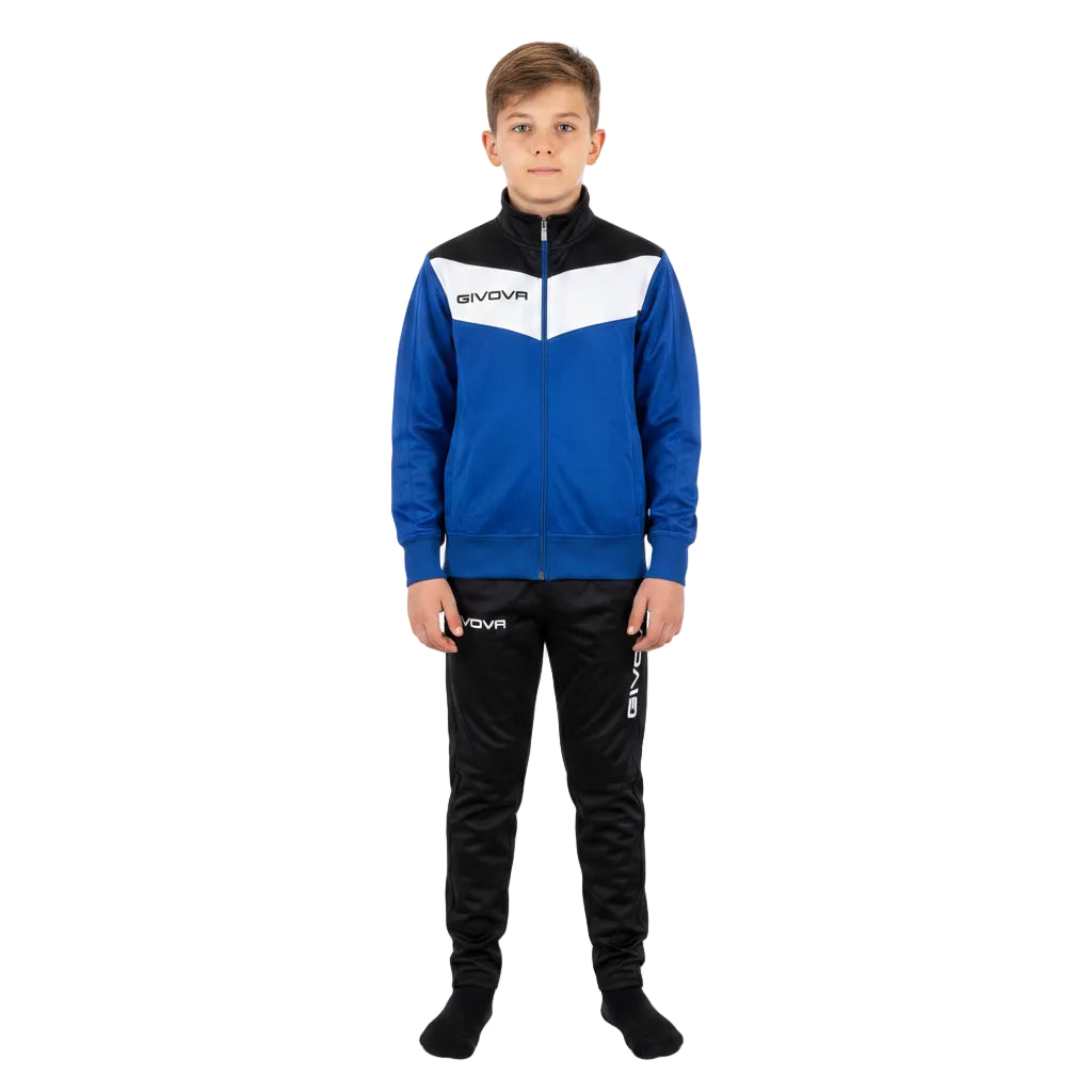 Детски екип GIVOVA CAMPO, Black/Blue/White
