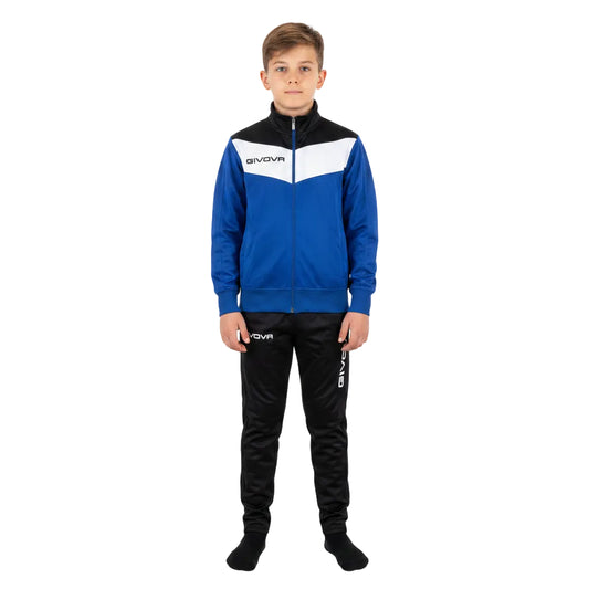 Детски екип GIVOVA CAMPO, Black/Blue/White