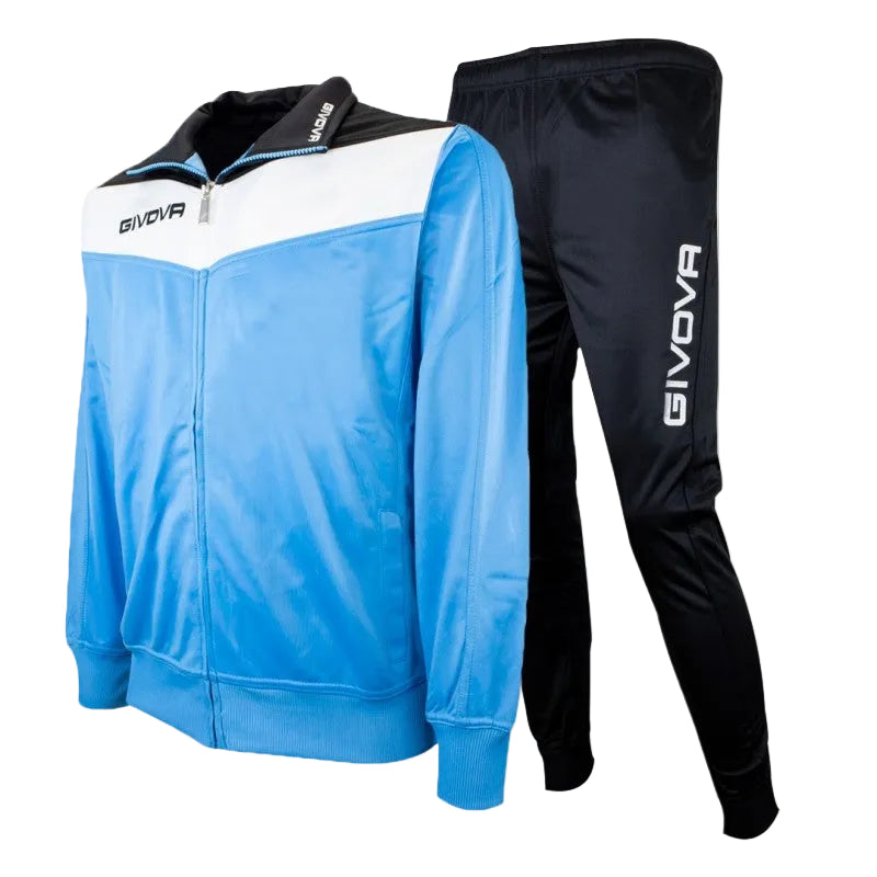Мъжки екип GIVOVA CAMPO, Light blue/Black/White