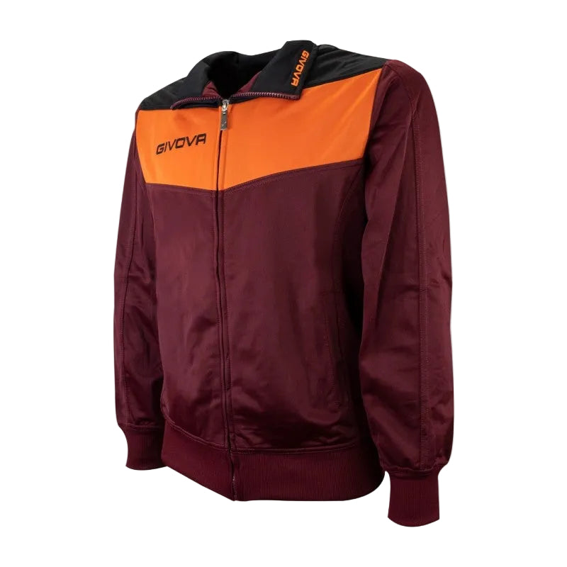 Детски екип GIVOVA CAMPO, Burgundy/Black/Orange