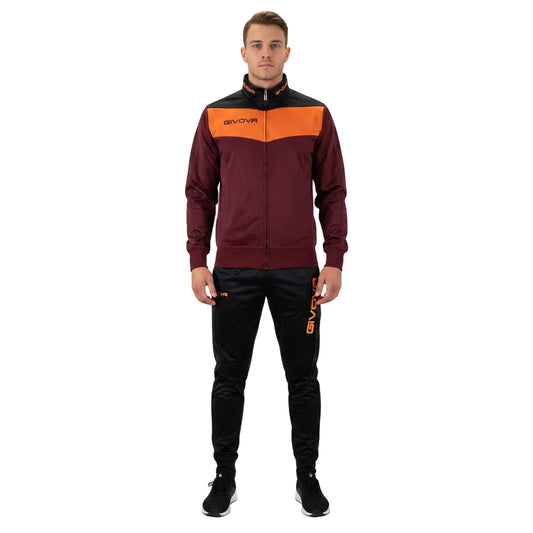 Мъжки екип GIVOVA CAMPO, Burgundy/Orange/Black