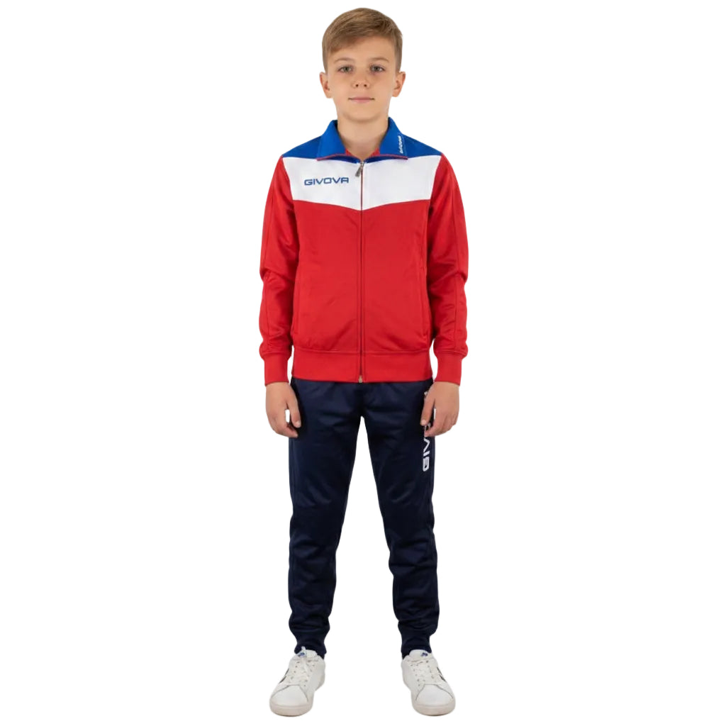 Детски екип GIVOVA CAMPO, Red/Blue/White