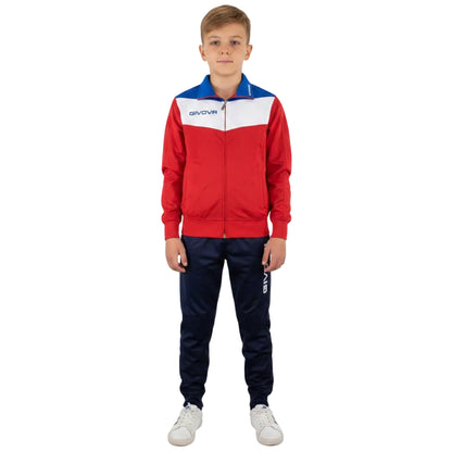 Детски екип GIVOVA CAMPO, Red/Blue/White