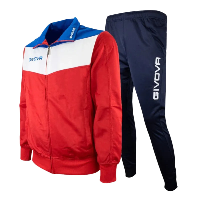 Детски екип GIVOVA CAMPO, Red/Blue/White