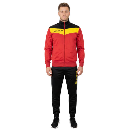 Мъжки екип GIVOVA CAMPO, Red/Black/Yellow